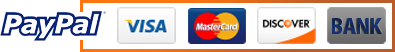 We proudly accept PayPal